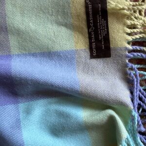 Softer than cashmere Plaid Pastel Scarf